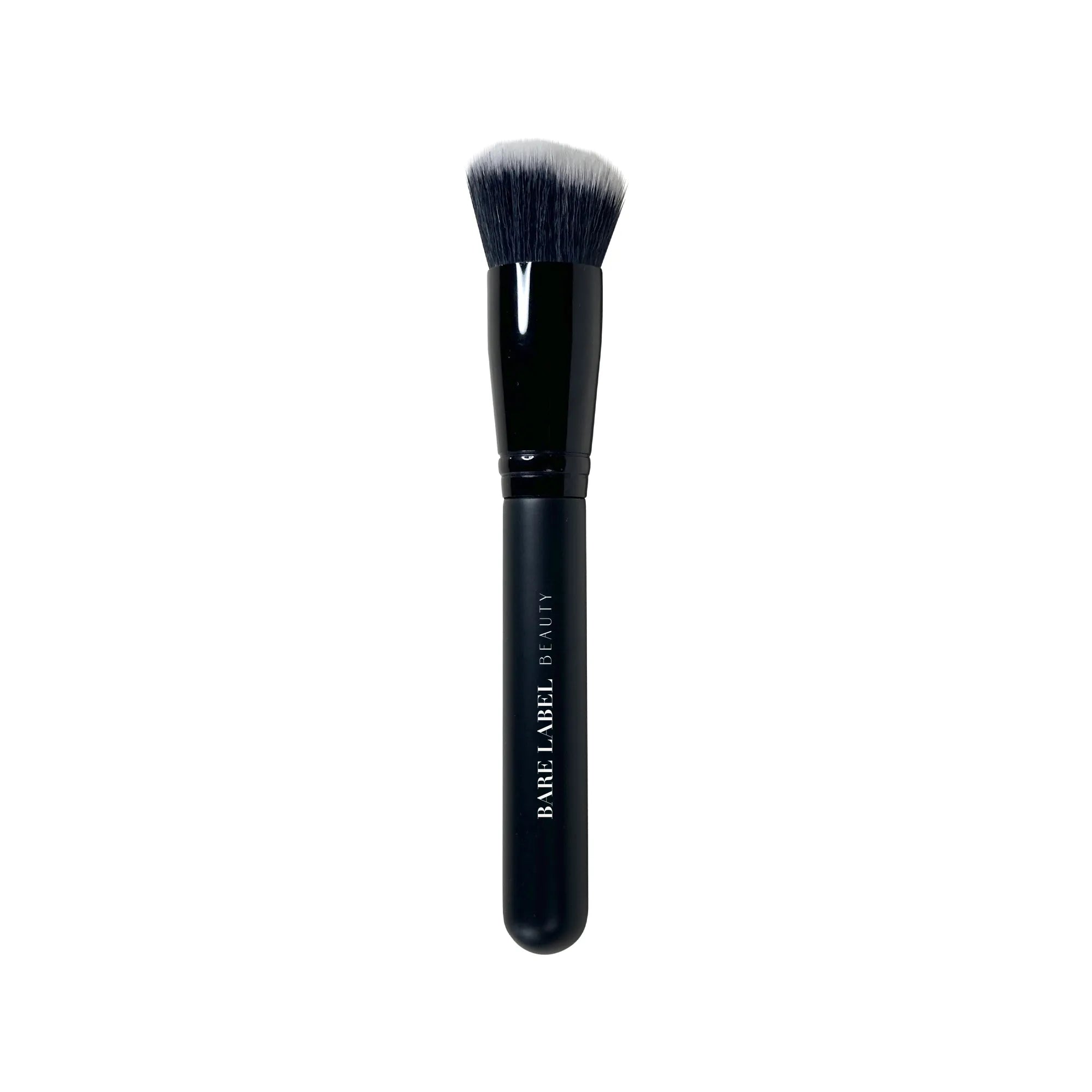 Angled Stipple & Blend Foundation Brush with densely packed synthetic bristles
