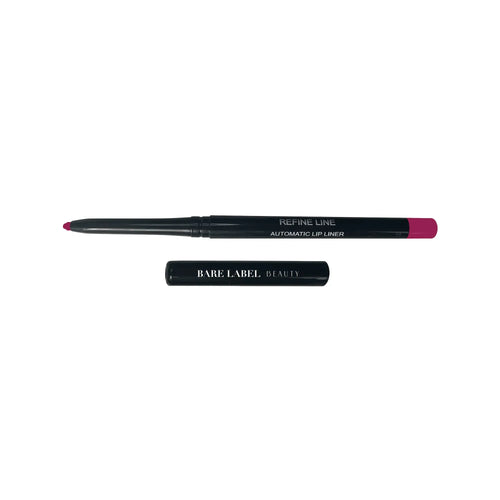 Retractable automatic lip liner with creamy formula for precise lip definition