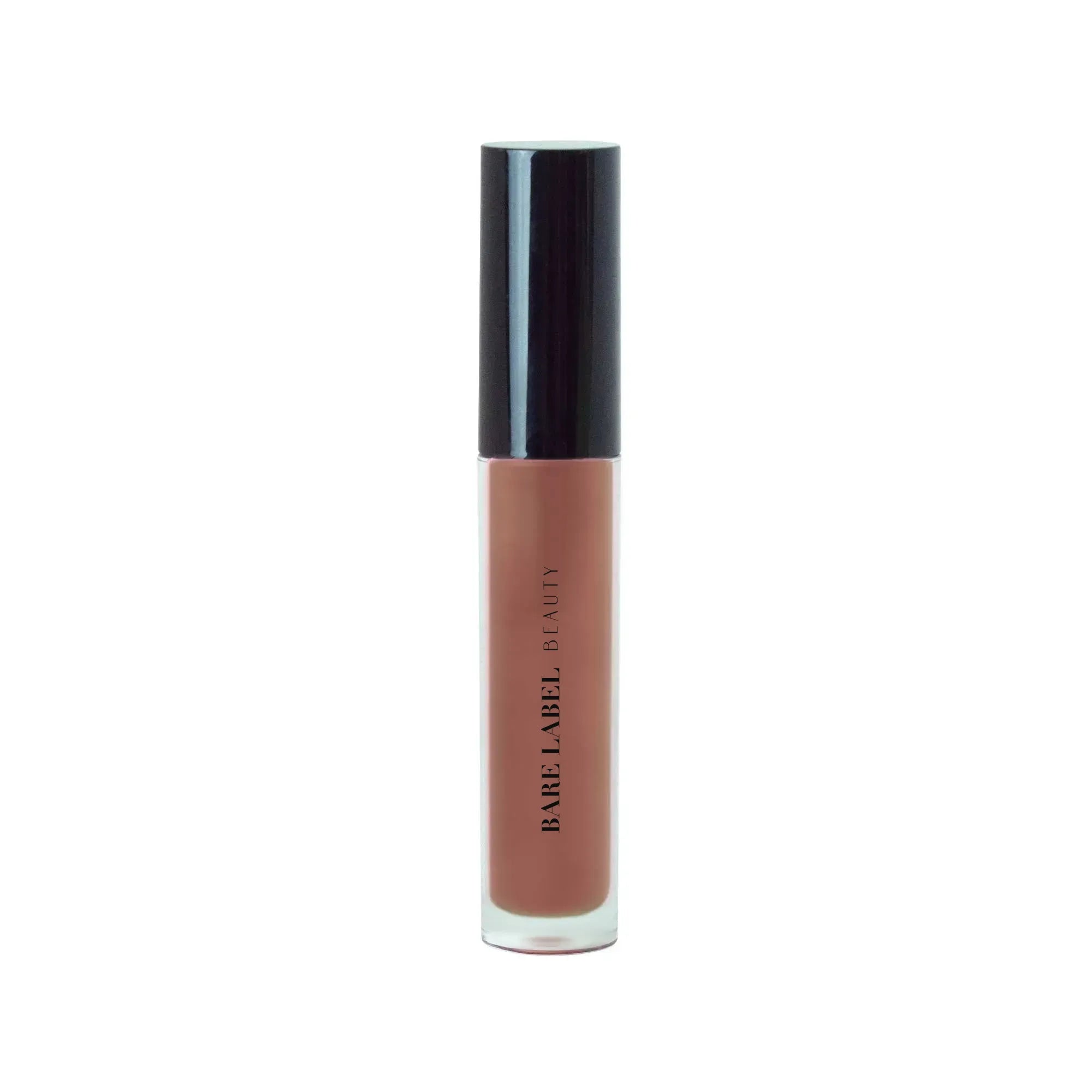 Hot Chocolate liquid lip gloss with shimmery finish on lips