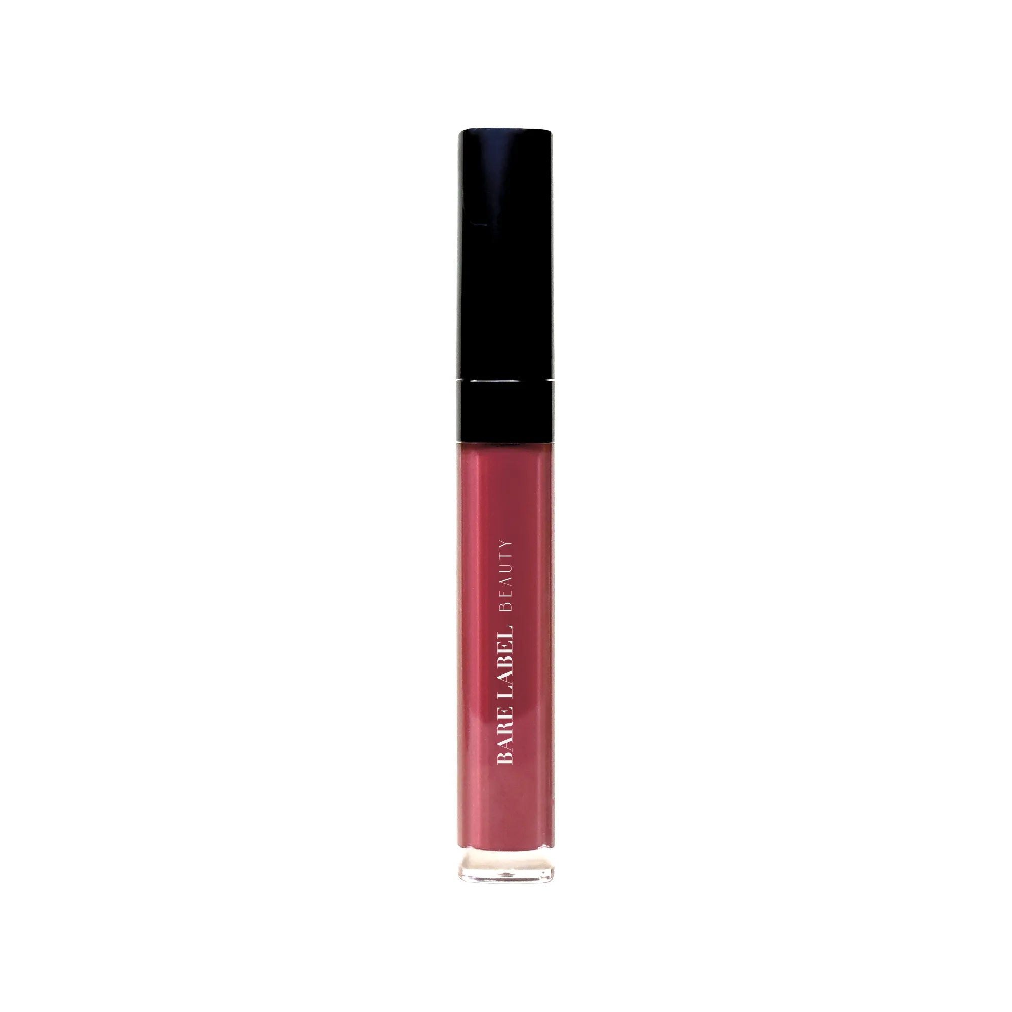 Shimmering lip oil in a sleek tube with glossy finish