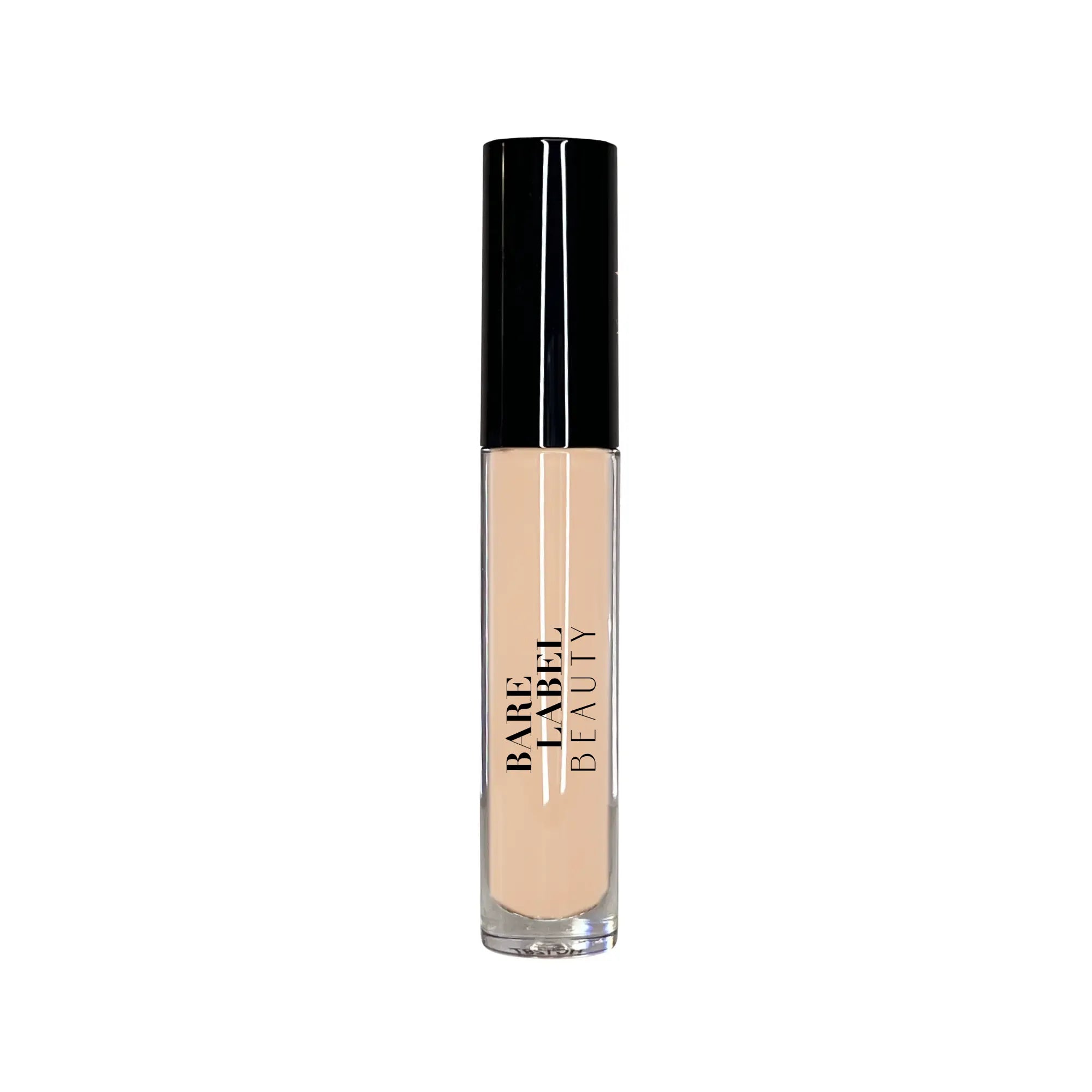 Bare Label Beauty full-coverage concealing cream in tube with applicator
