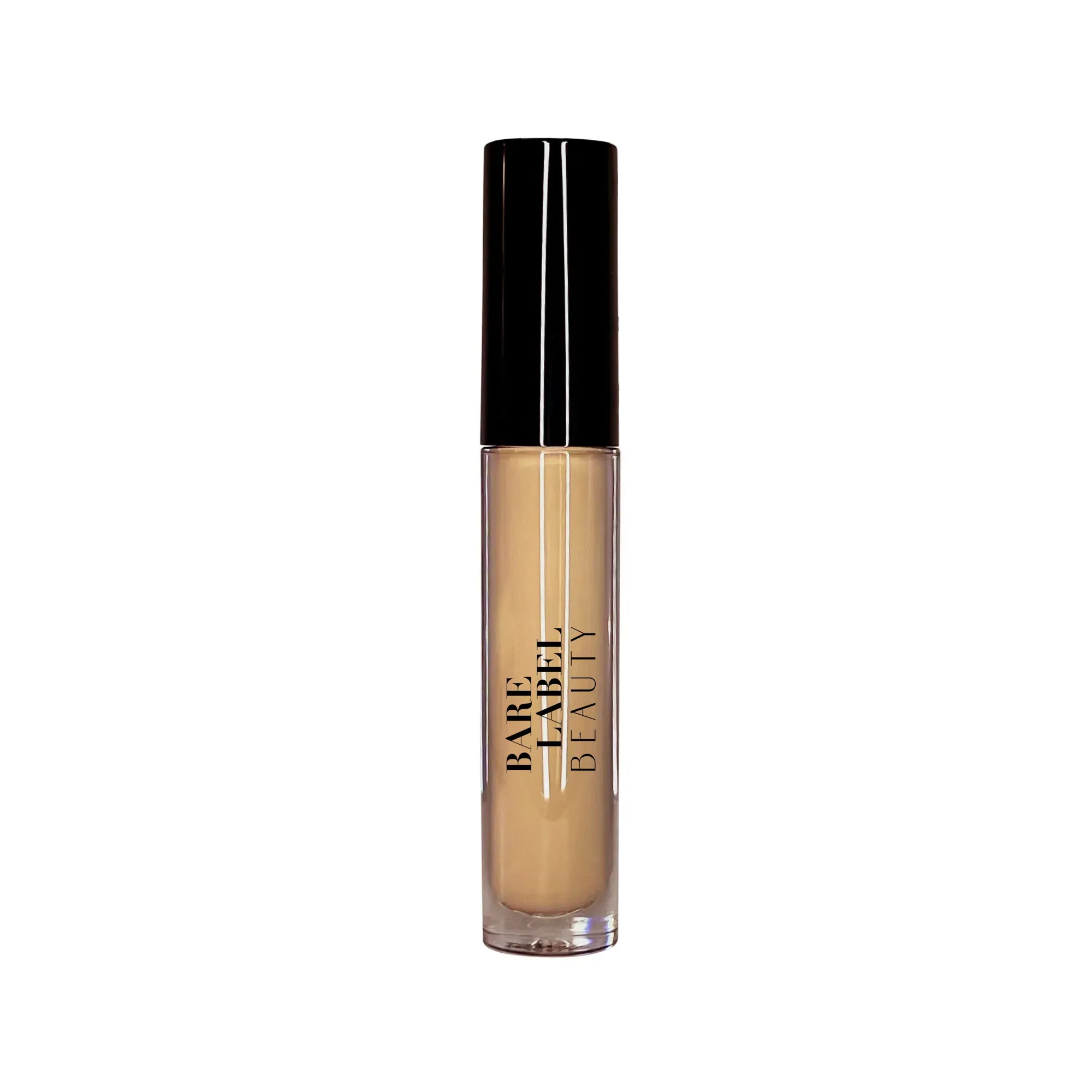 Bare Label Beauty concealing cream in tube with applicator for full coverage brightening