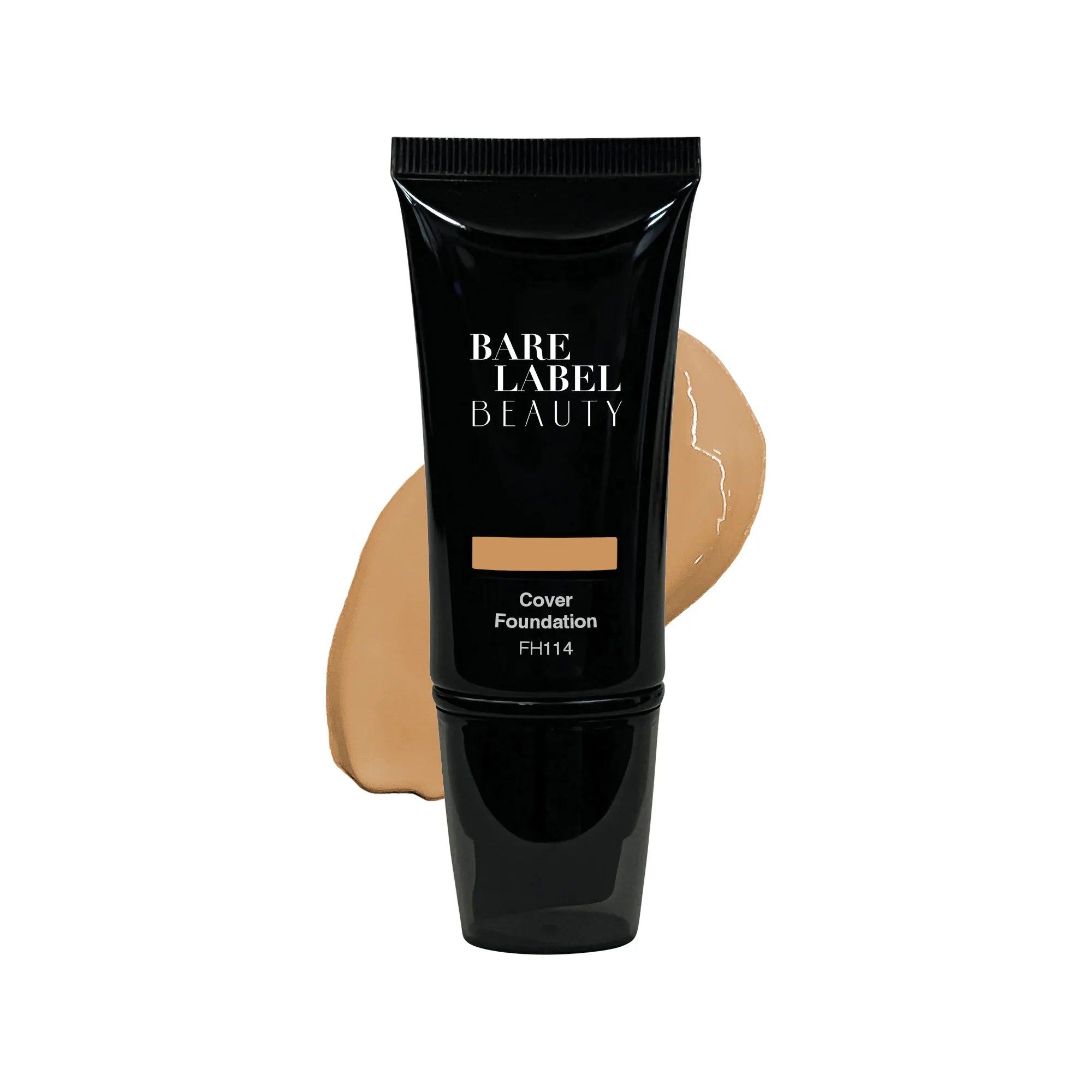 Honey-toned full coverage foundation in sleek matte finish