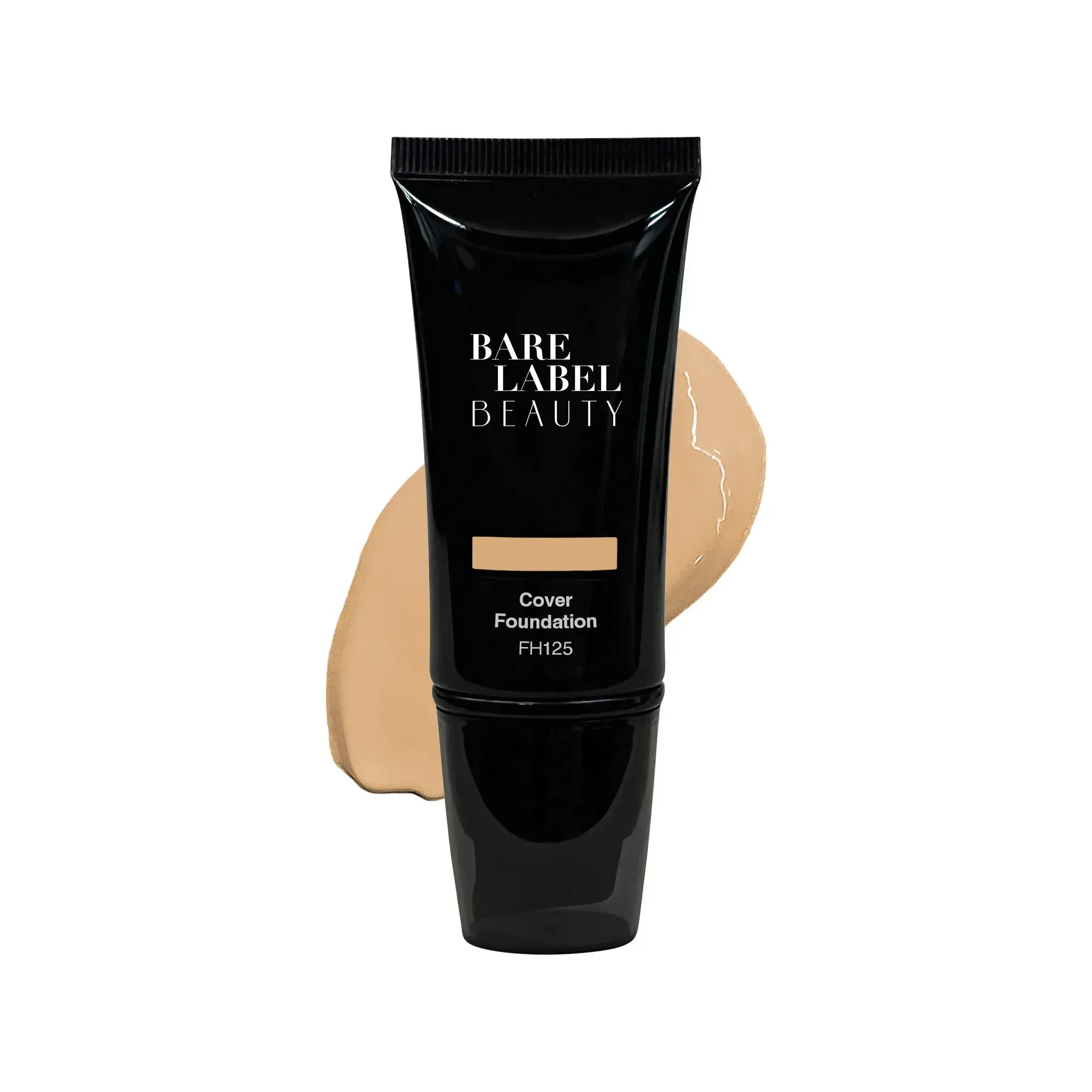Full cover foundation in sand shade with matte finish