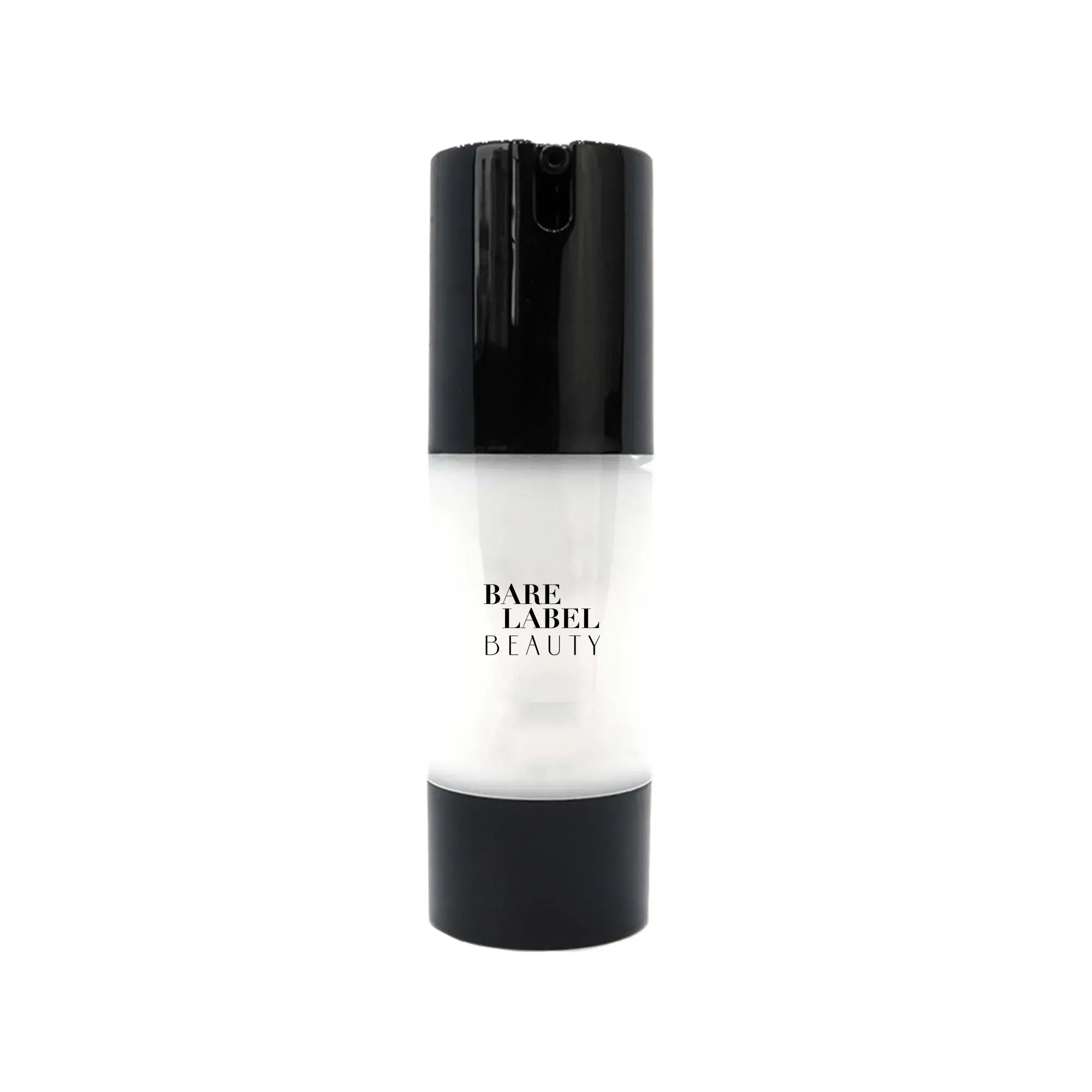 Bare Label Beauty Extreme Moisture Blend moisturizer in sleek bottle with white label