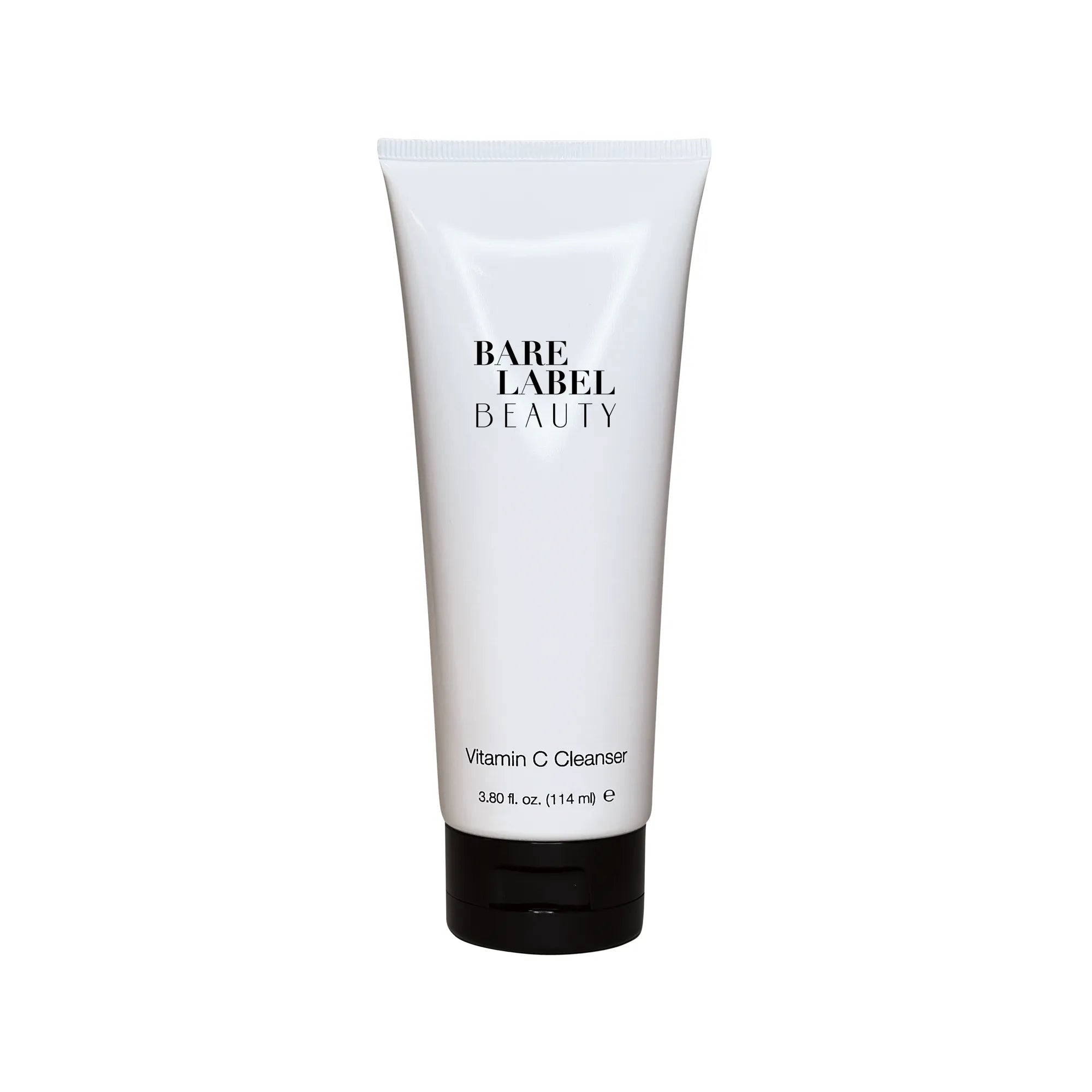 Gel-based Vitamin C cleanser in transparent bottle with orange and tangerine scent