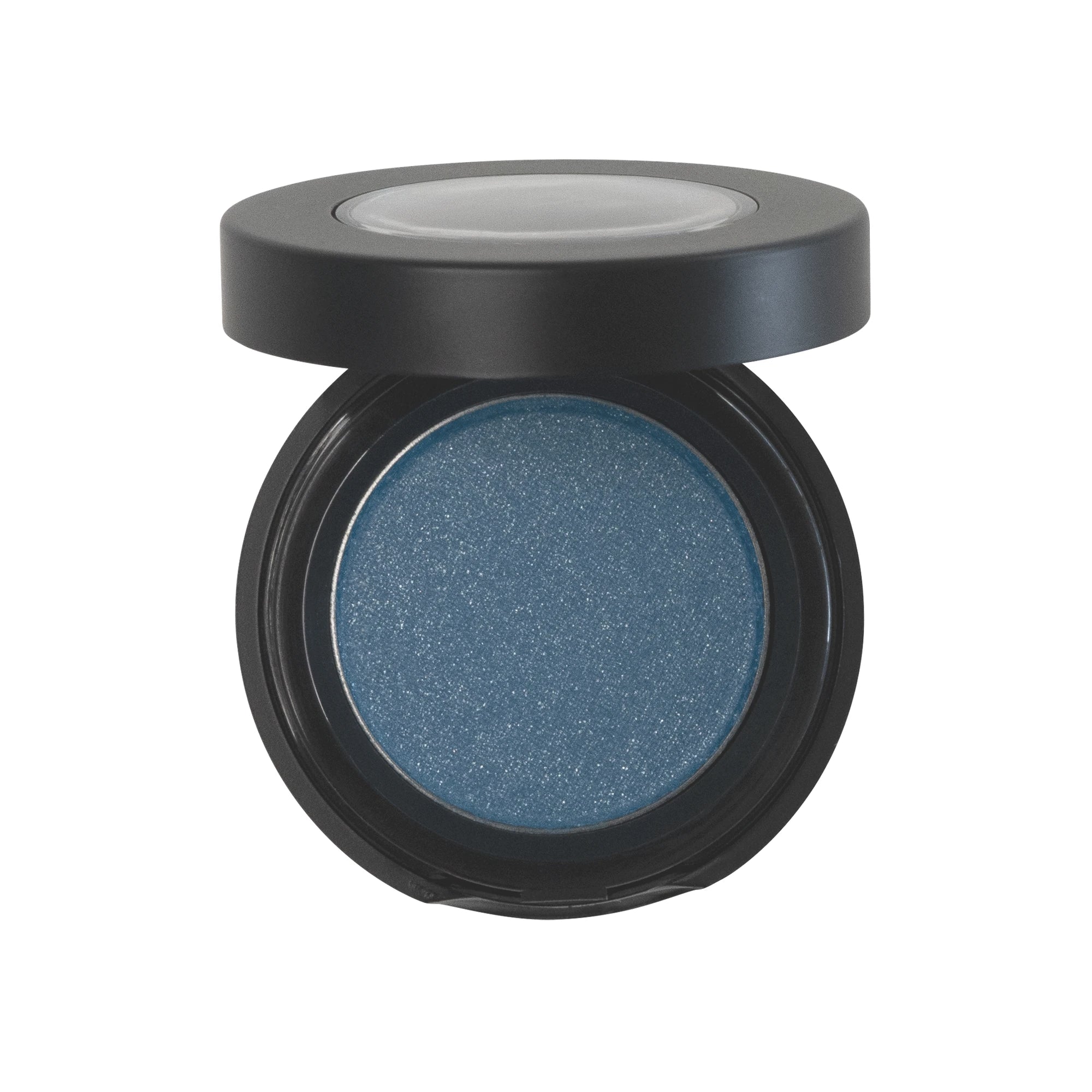 Open Robin Egg eyeshadow pan showcasing blendable powder texture